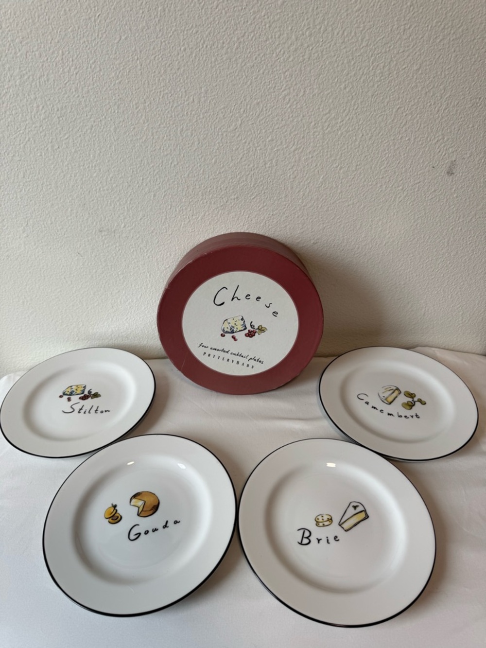 Pottery Barn Cheese Plates 4